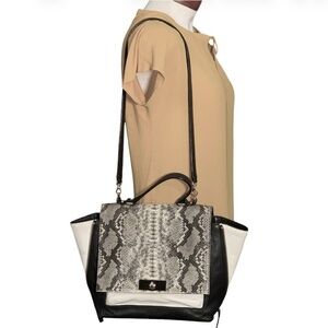 Kate Spade Magnolia Park Laurel Snakeskin Embossed Leather Bag – Limited Edition